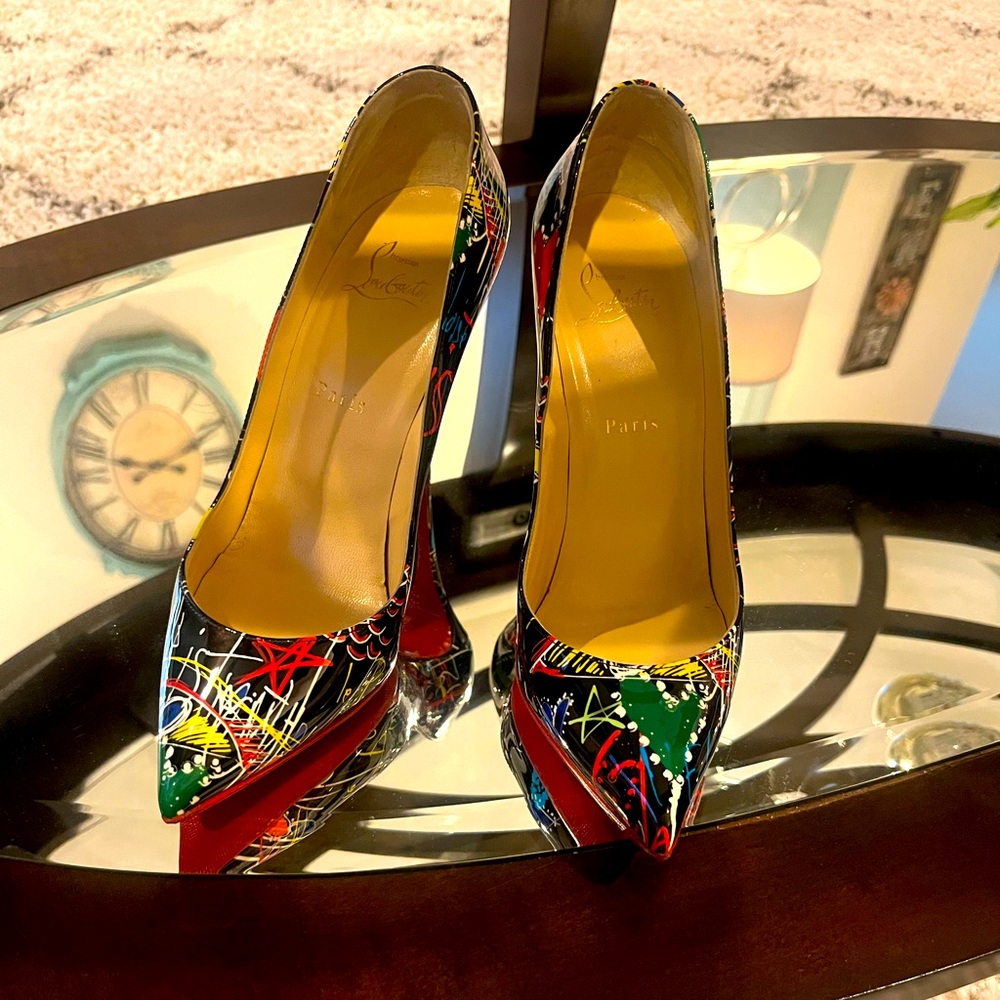 Christian Louboutin pumps multi color